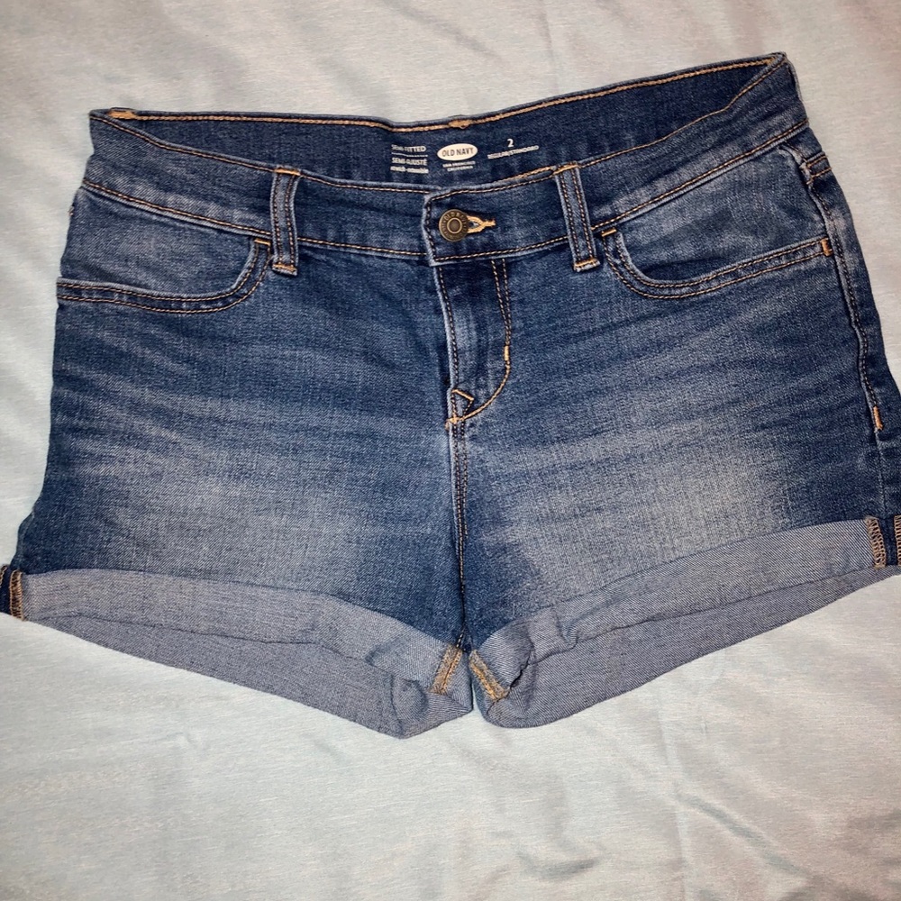 Jean shorts, worn twice